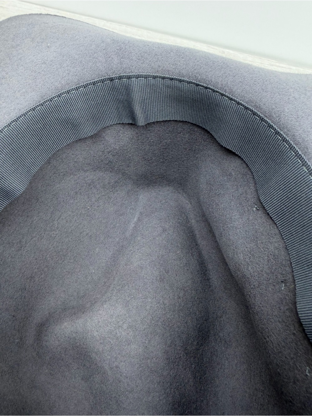 Brixton Wide Brim Felt Hat Gray Medium 58cm Rancher Fedora - Picture 7 of 7